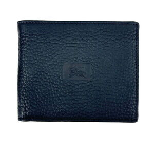 Burberry Black Leather Bifold Wallet